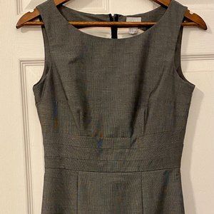 H&M Size 6 Grey Midi Dress